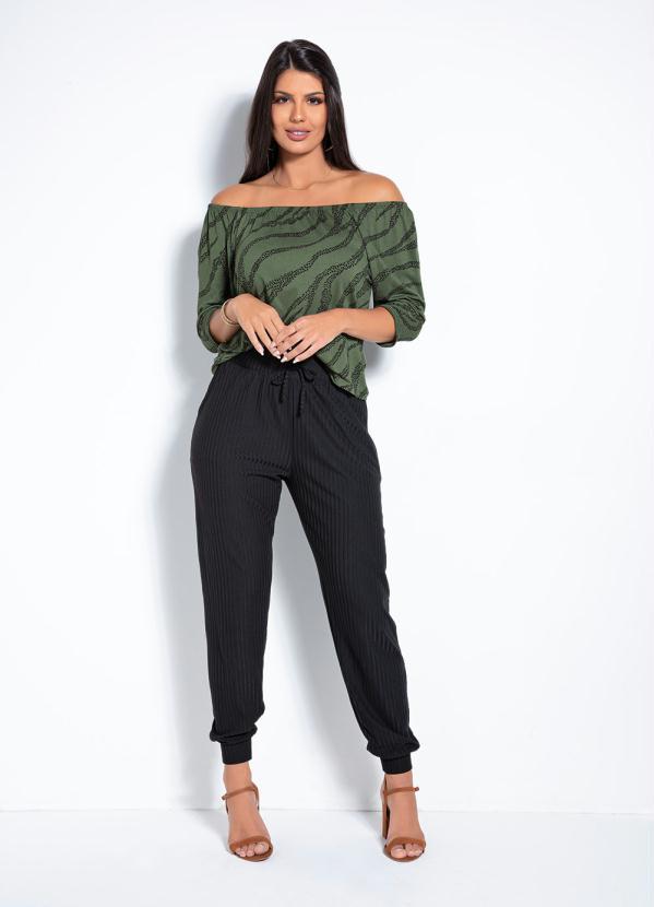 Rovitex - Calça Preta Jogger Rovitex 3