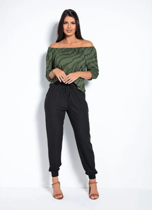 Rovitex - Calça Preta Jogger Rovitex 3