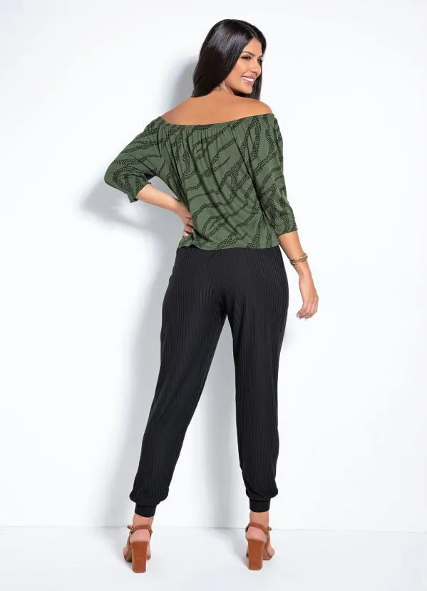 Rovitex - Calça Preta Jogger Rovitex 4