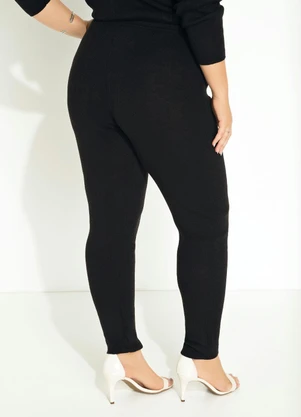 Rosalie - Calça Preta Modelo Fusô - ROSALIE