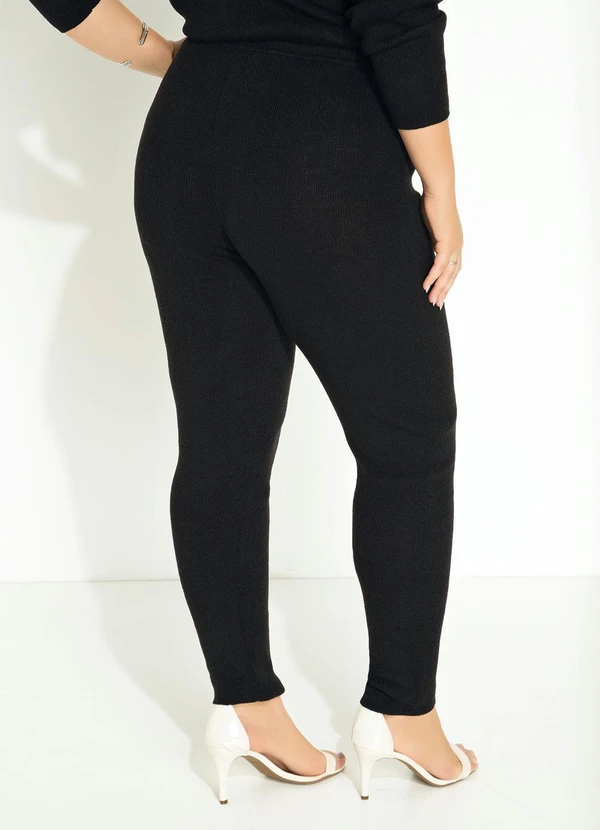 Rosalie - Calça Preta Modelo Fusô 2