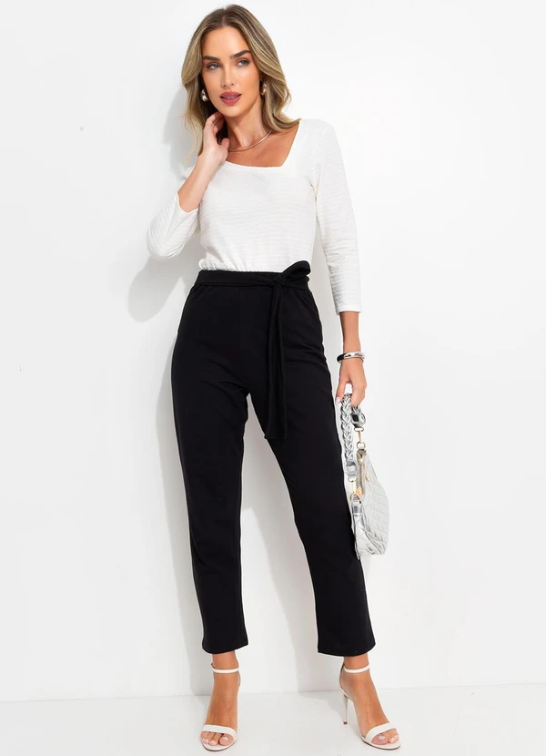 Bimini - Calça Preto em Moletinho 3