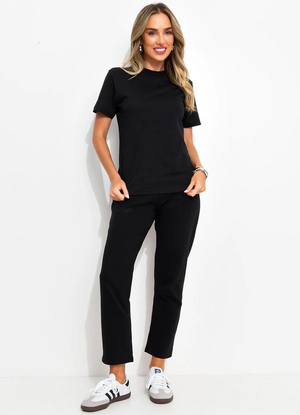 Bimini - Calça Preto em Moletinho 6