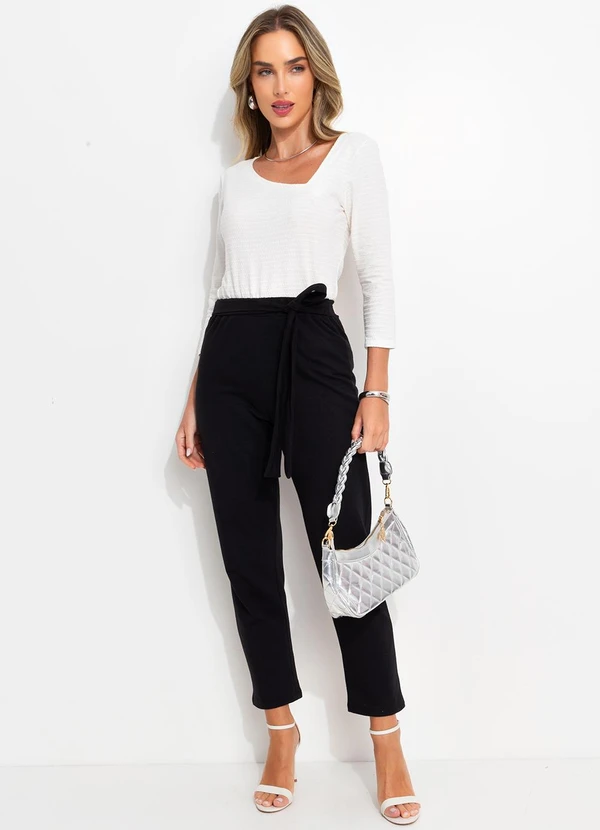 Bimini - Calça Preto em Moletinho 7