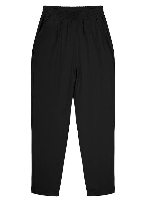 Malwee - Calça Preto Jogger Feminina em Viscose