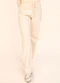 Briard - Calça Reta Feminina com Amarração Cinza - variação: Branco
