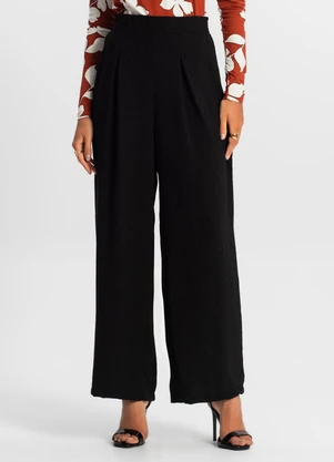 Rovitex - Calça Reta Feminina Preto - ROVITEX