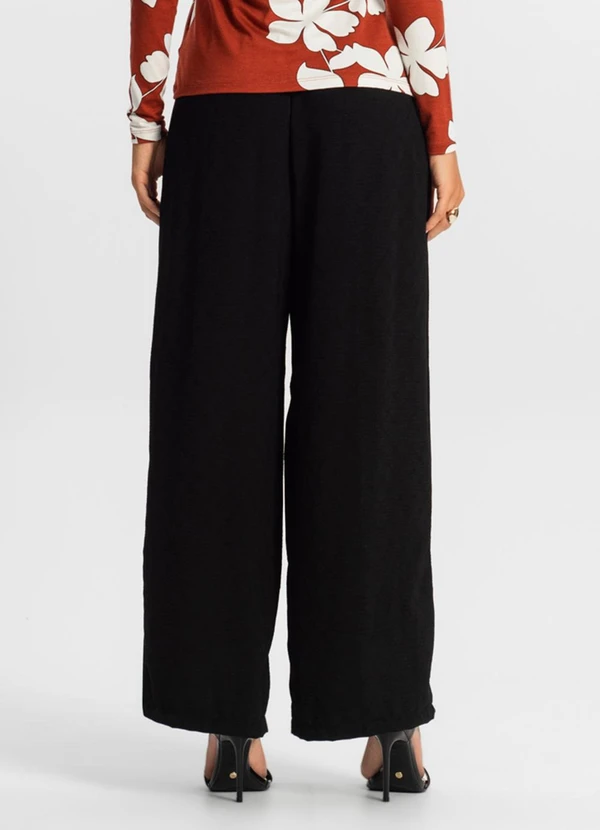 Rovitex - Calça Reta Feminina Preto 2