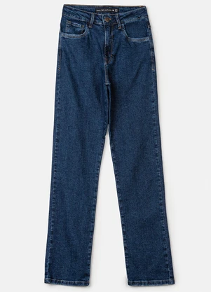 Authoria - Calça Reta Jeans Azul  Azul - AUTHORIA