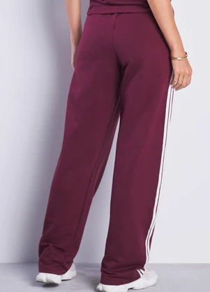 Meu Jeans - Calça Reta Sport Moletom sem Pelúcia Bordô - MEU JEANS
