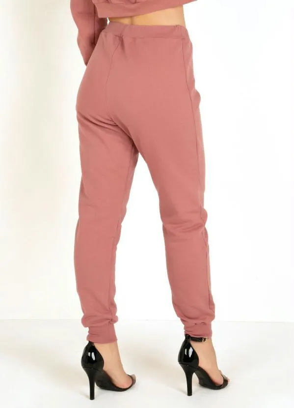 Moda Pop - Calça Rosê Jogger 2