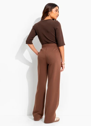 John John - Calça Shine Choco Jj Marrom - JOHN JOHN