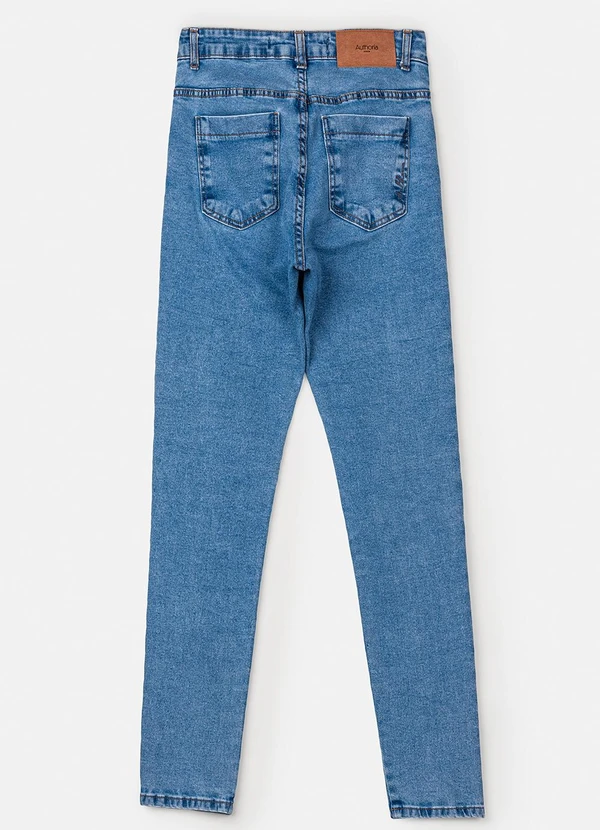 Authoria - Calça Skinny Jeans Azul Claro Azul 2
