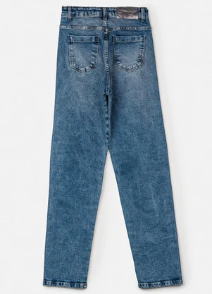 Authoria - Calça Straight Jeans Azul - AUTHORIA