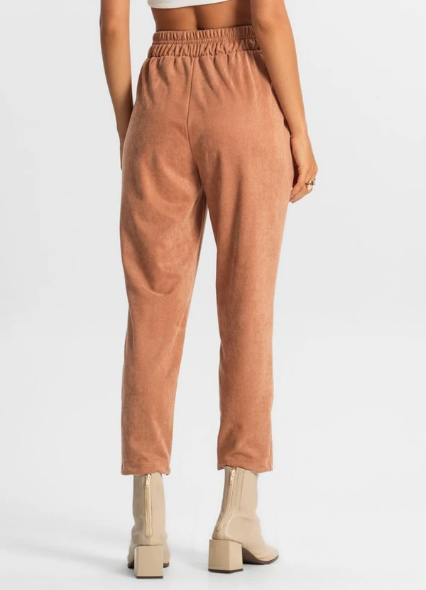 Rovitex - Calça Suede Feminina Marrom 2