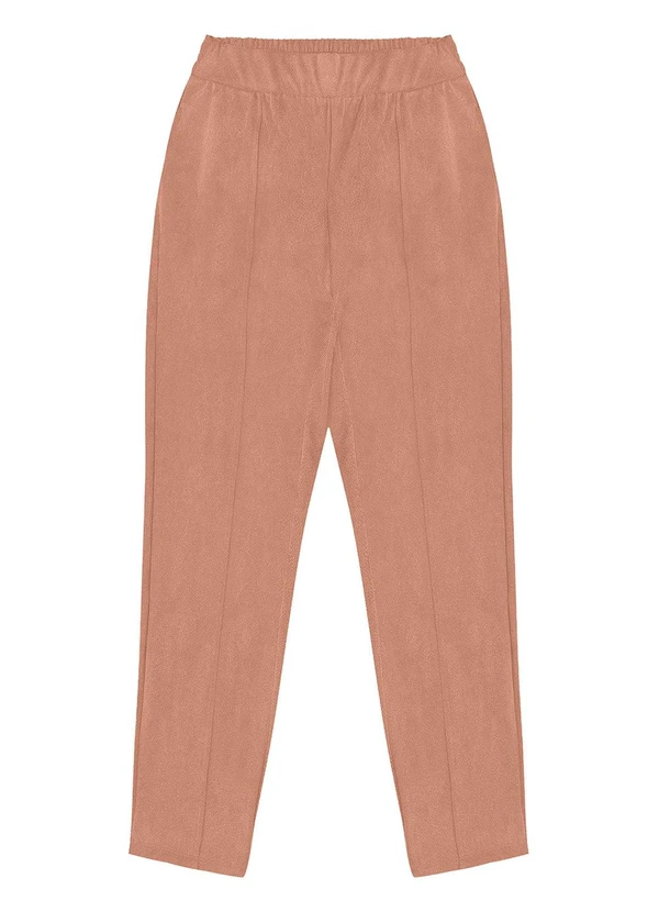 Rovitex - Calça Suede Feminina Marrom 5