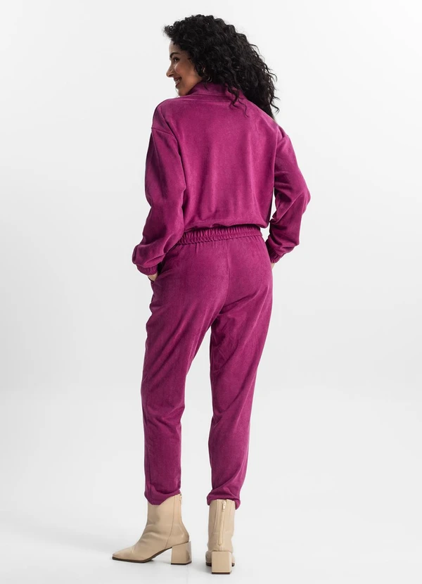 Rovitex - Calça Suede Feminina Roxo 4