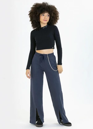 Soft Bonni - Calça Teen em Moletinho Cinza - SOFT BONNI