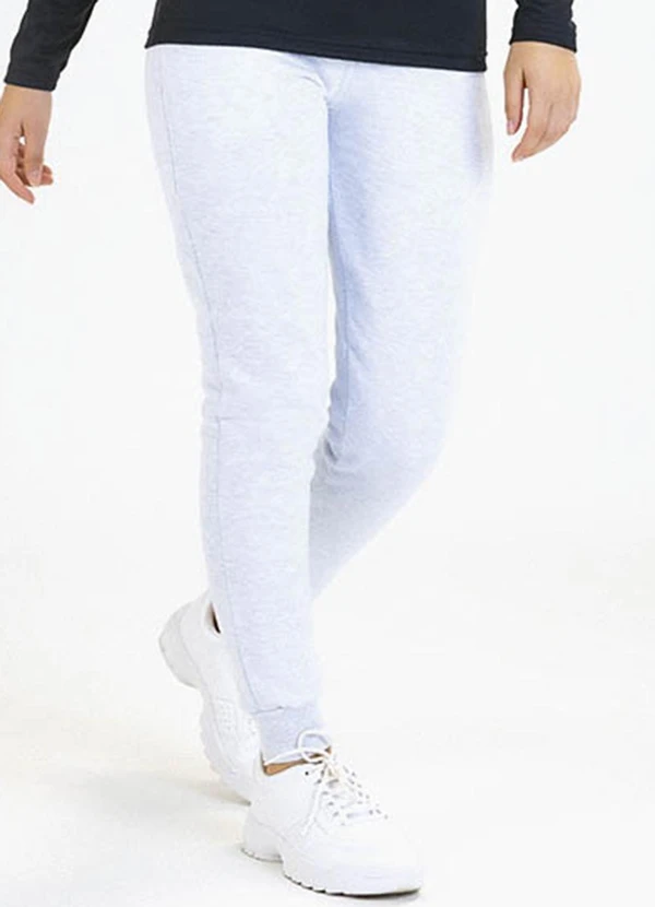 Soft Bonni - Calça Teen em Moletom Cinza