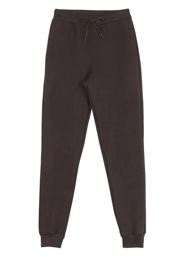 Soft Bonni - Calça Teen em Moletom Marrom 3