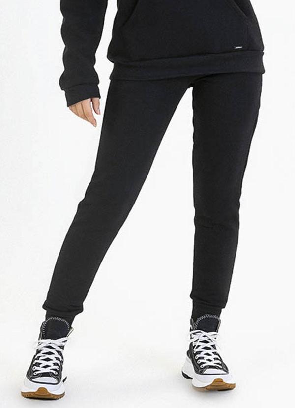 Soft Bonni - Calça Teen em Moletom Preto