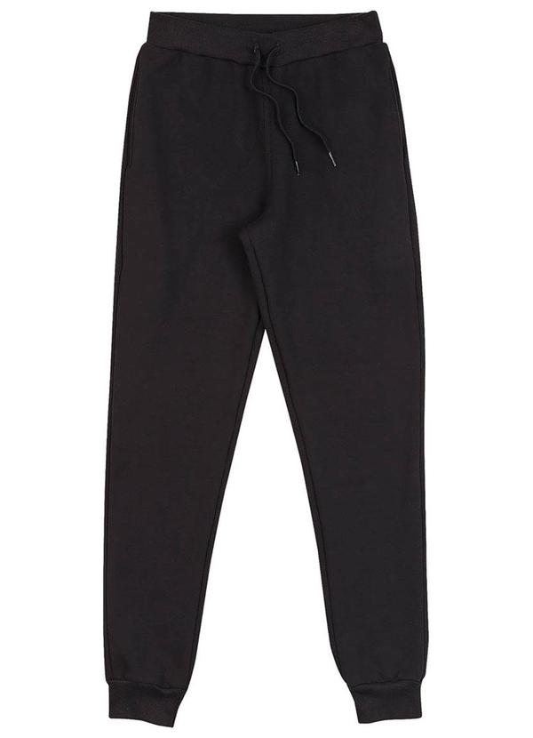 Soft Bonni - Calça Teen em Moletom Preto 3