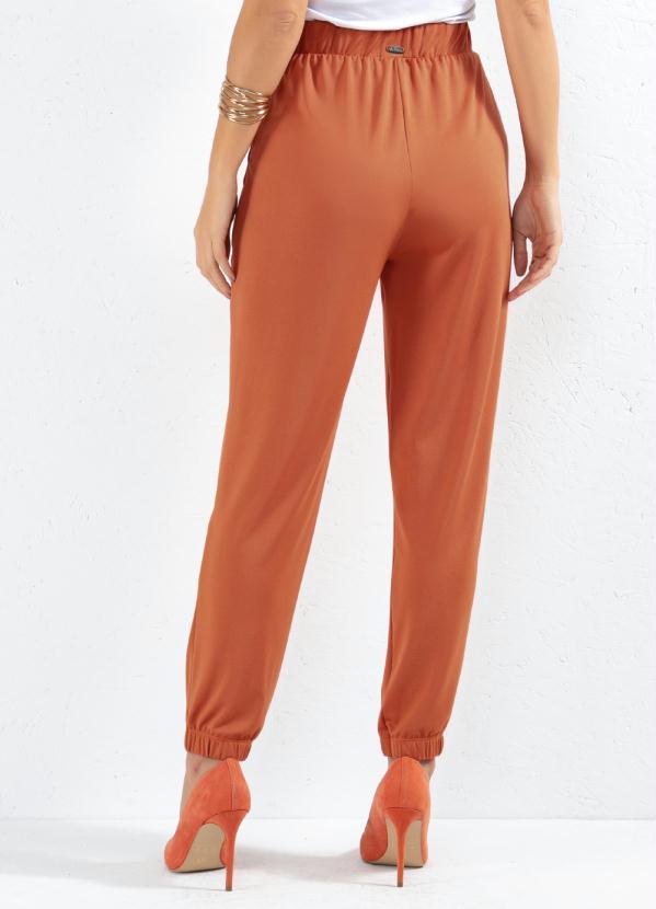 Quintess - Calça Telha com Pregas e Bolsos 2