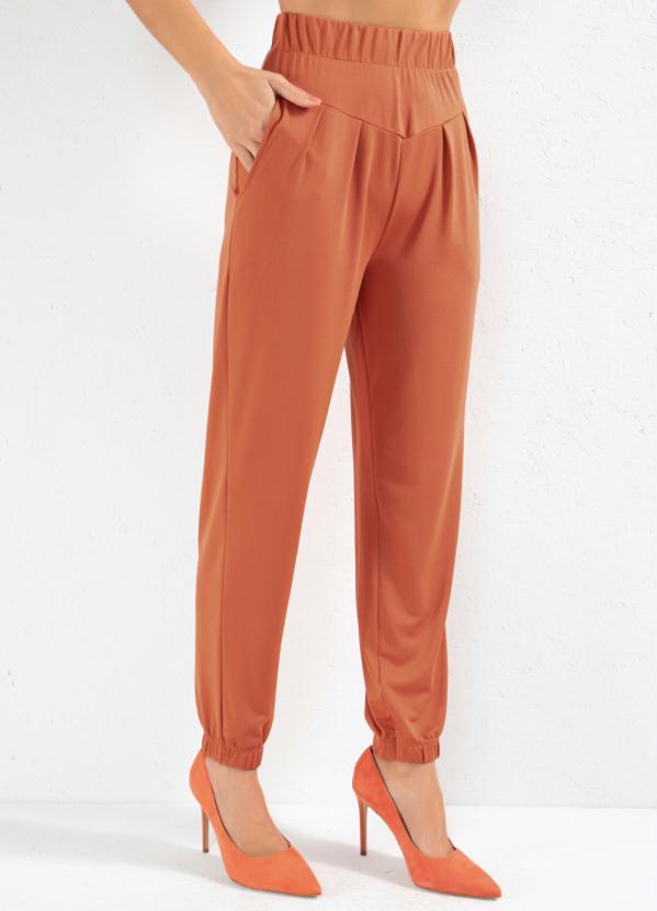 Quintess - Calça Telha com Pregas e Bolsos 7