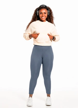 Cobertura - Calça Térmica Feminina Cinza - COBERTURA