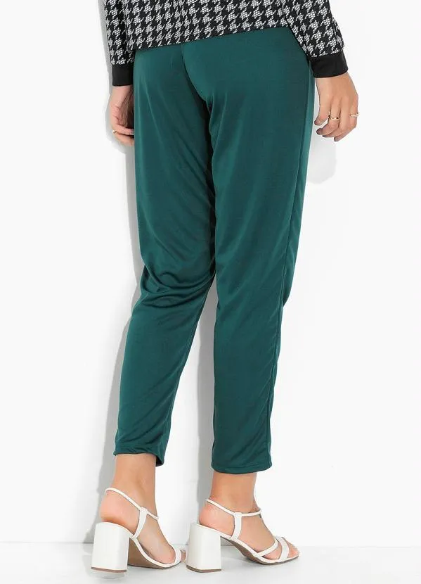 Moda Pop - Calça Verde com Botões Decorativos 2