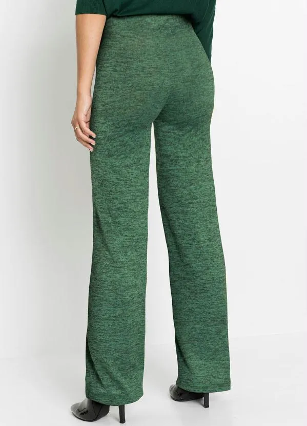 bonprix - Calça Verde em Malha de Lanzinha 2