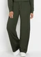 bonprix - Calça Verde Militar em Canelado - variação: Verde Militar