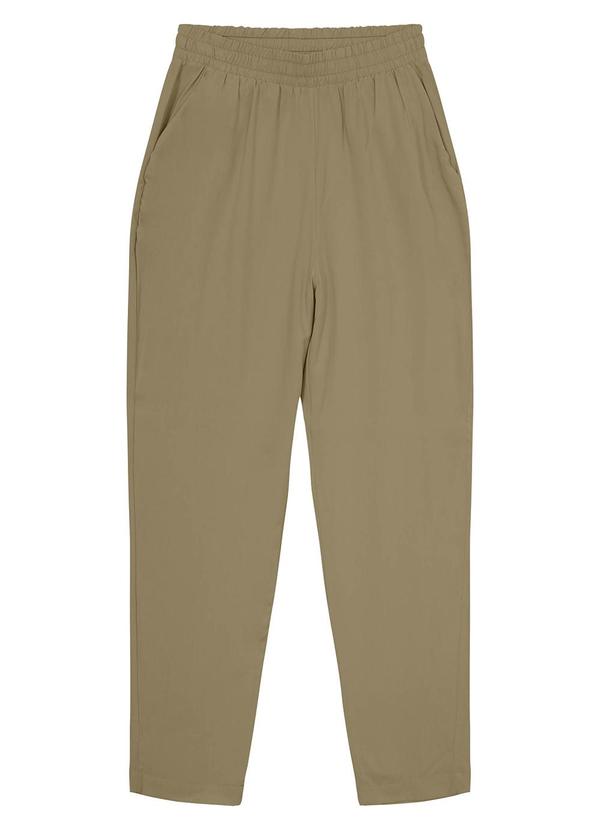 Malwee - Calça Verde Musgo Jogger Feminina em Viscose 3