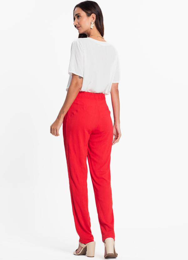 Endless - Calça Viscose Feminina Vermelho 4