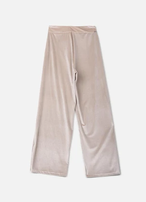 Authoria - Calça Wide de Veludo Cotelê Off Cru - AUTHORIA