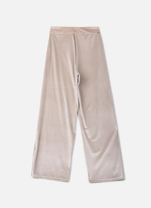 Authoria - Calça Wide de Veludo Cotelê Off Cru 2