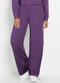 bonprix - Calça Verde Militar em Canelado - variação: Lilás