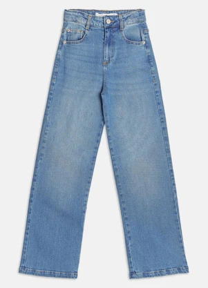 Authoria - Calça Wide Leg Denim  Azul - AUTHORIA