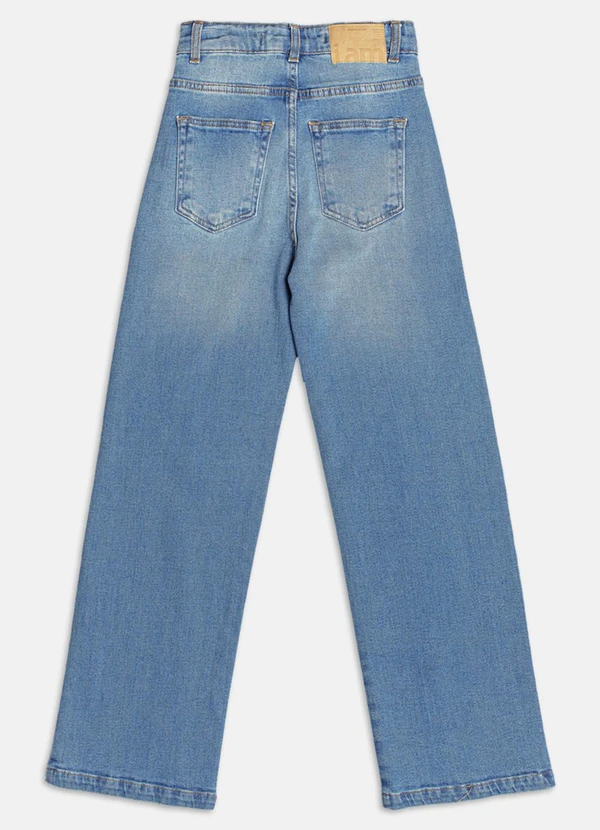 Authoria - Calça Wide Leg Denim Azul 2