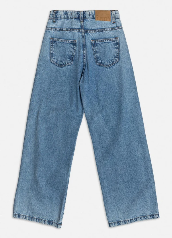 Authoria - Calça Wide Leg Jeans Azul Azul 2