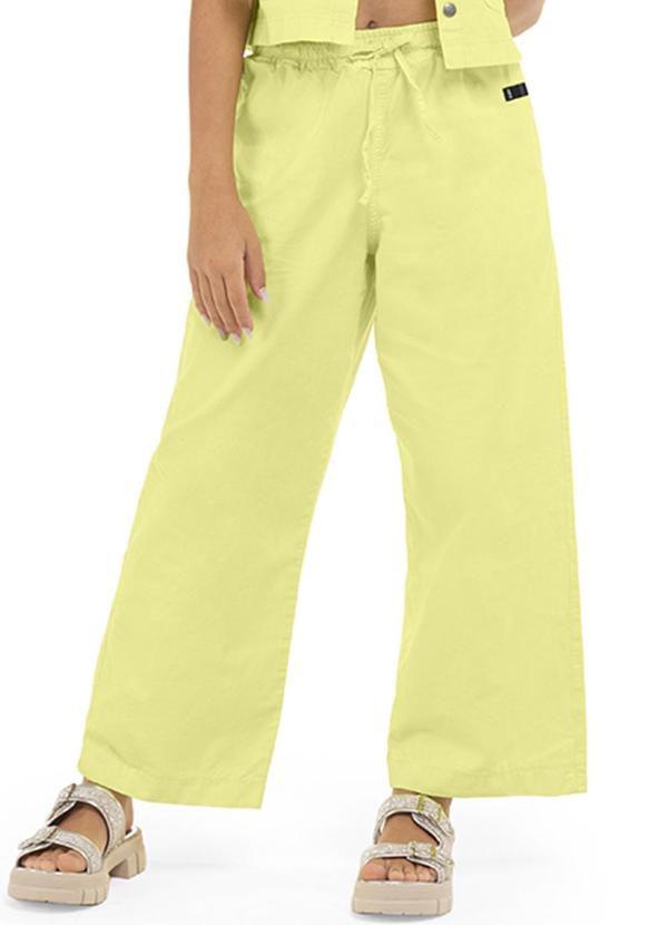 Hapier - Calça Wide Leg Juvenil Feminina Verde