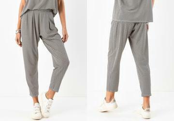 Cala Xadrez P&B em Malha de Viscose