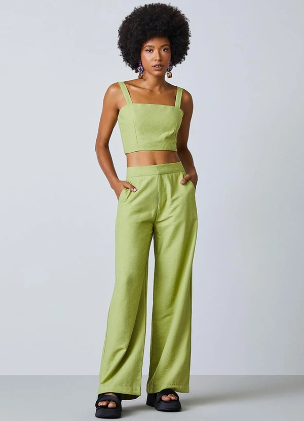 Authoria - Calçaverde de Alfaiataria Anarrugada Verde 3