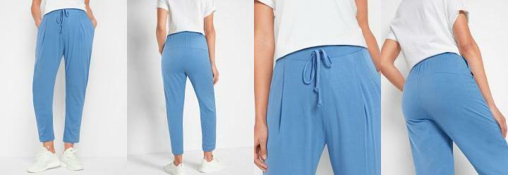 Cala com Amarrao e Bolsos Azul Claro