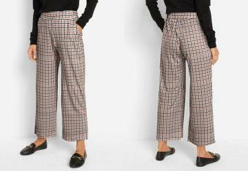 Cala com Bolso Faca Xadrez Verde