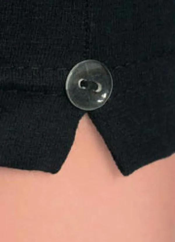 Moda Pop - Calça Corsário em Cotton Preta 3