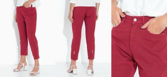 Cala Jeans Cropped Vermelha