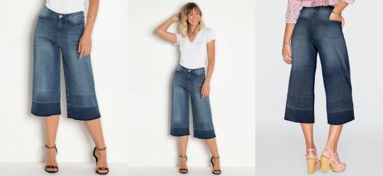 Cala Jeans Pantacourt Azul