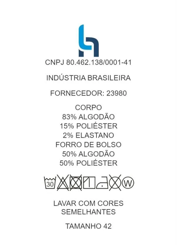 bonprix - Calça Jeans Pantacourt Azul 10