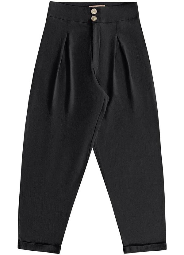 Angel - Calca Reta Linho Preto